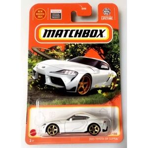 Toyota GR Supra Diecast Vehicle, 1:64 Scale, White, 39/100 Matchbox 2023